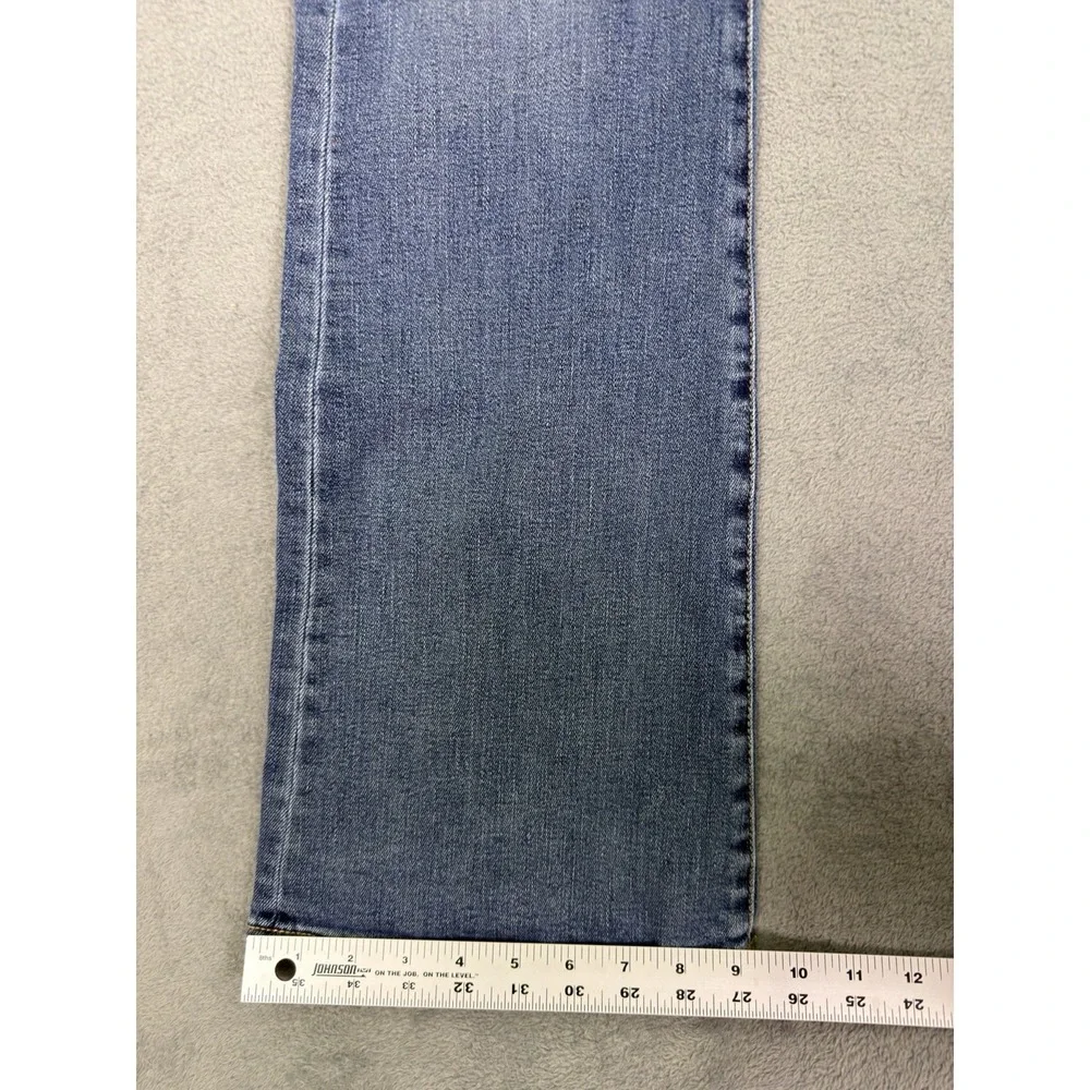 American Eagle Jeans Womens 16 Long Blue Kick Boot Medium Wash Mid Rise